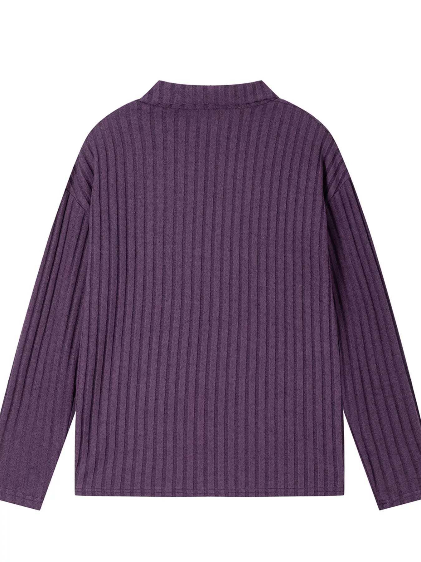 Ribbed Knit Top and Pants Set - Eaira