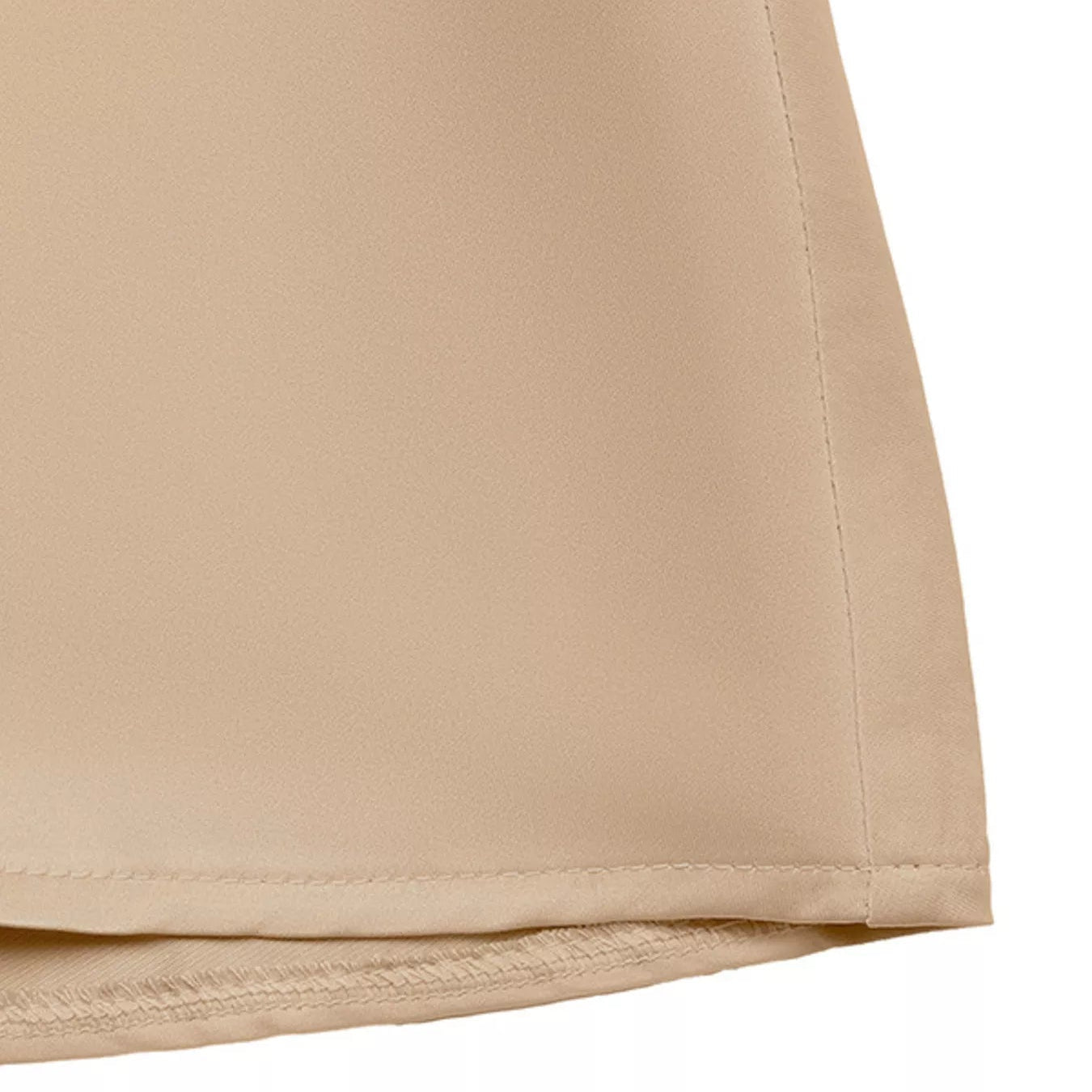 Satin Wrap Midi Dress with Pockets - Eaira