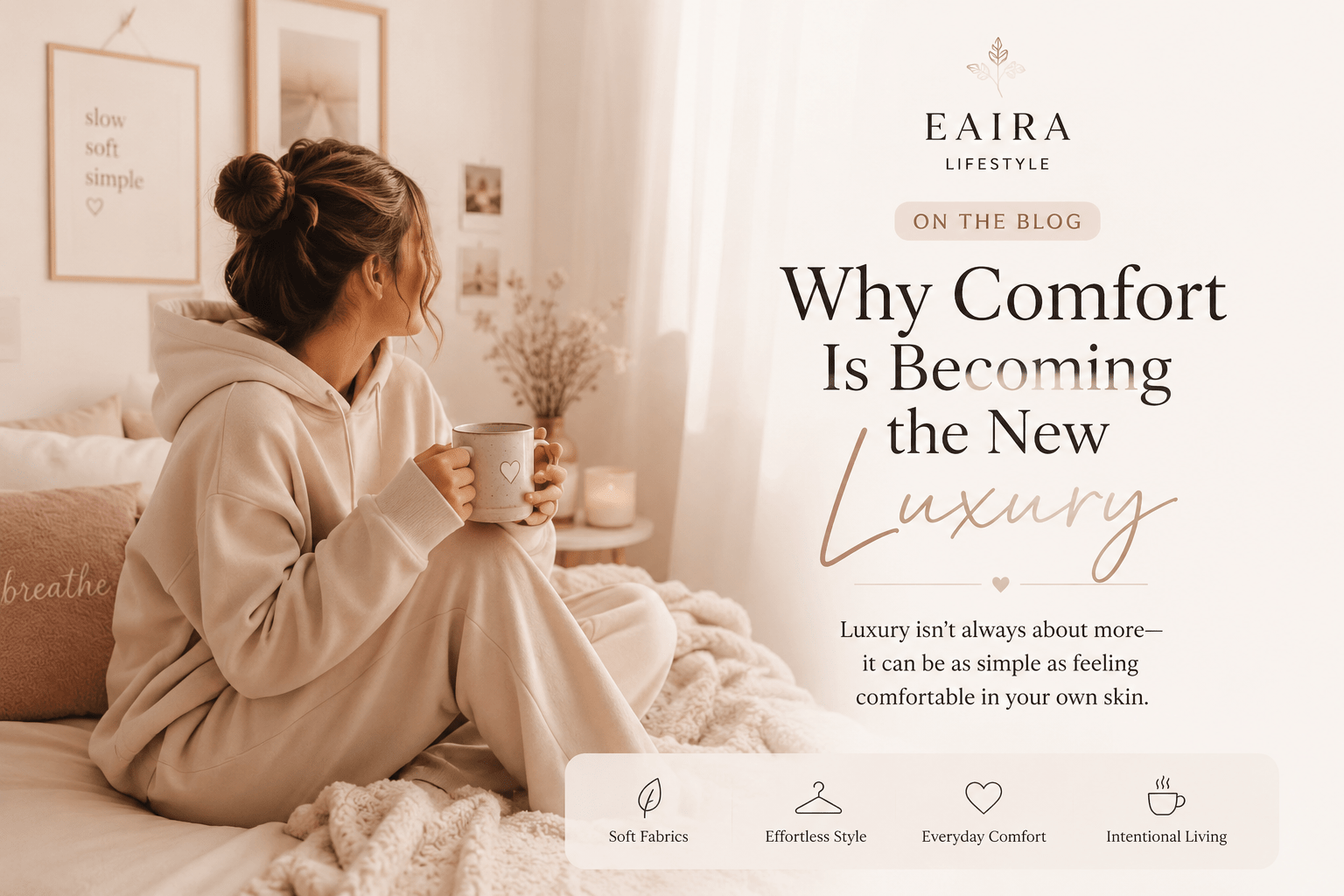 Why Comfort Is Becoming the New Luxury - Eaira