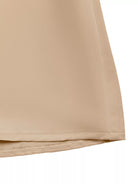 Satin Wrap Midi Dress with Pockets - Eaira